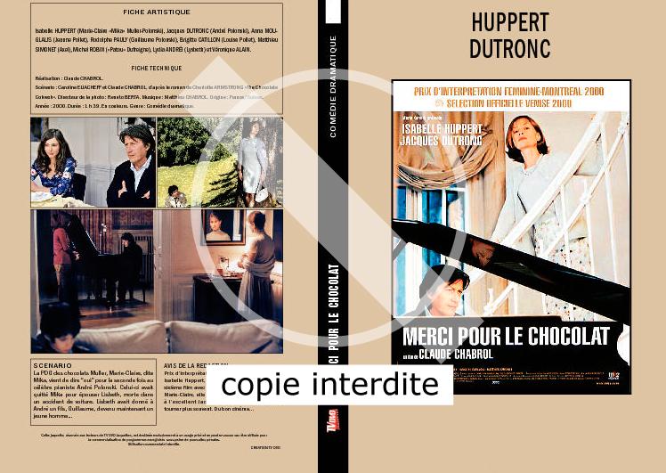 MERCI POUR LE CHOCOLAT TVDVD Jaquettes